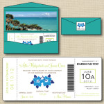Boarding Pass Invitation Suite