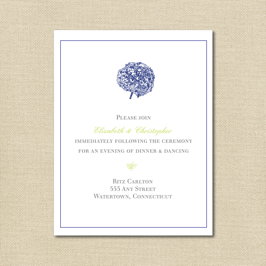 Reception Card