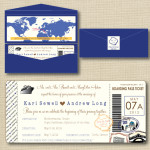 Boarding Pass Invitation Suite