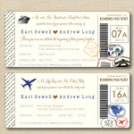 Cruise & Airplane themed tickets