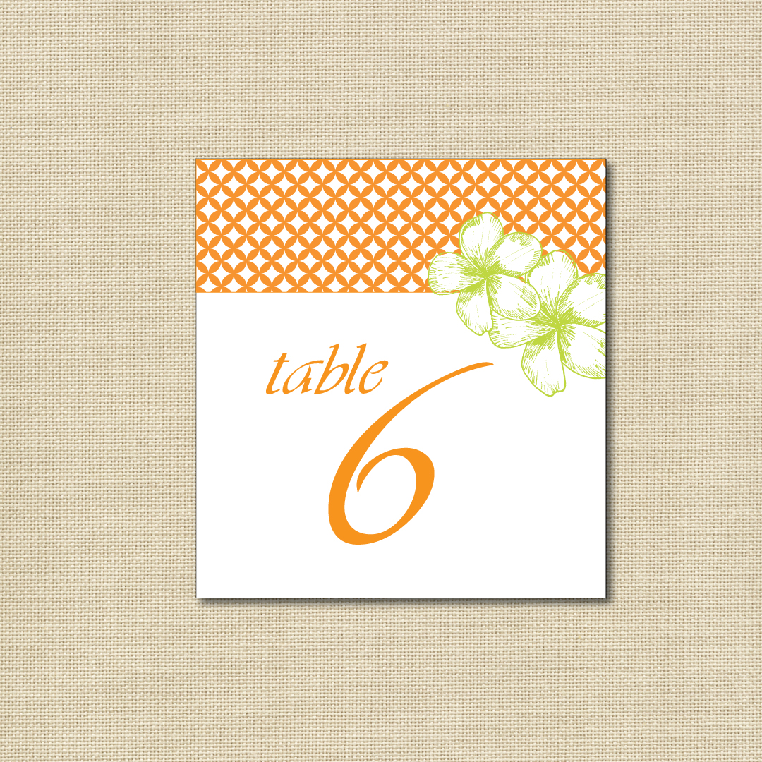 Table Number