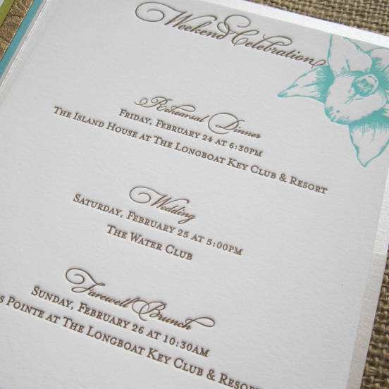 Weekend Celebration Enclosure Card