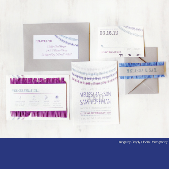 Modern Whimsical Invitation Suite